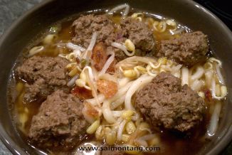 Beef Ball Noodle Soup -Mee Sapi recipe